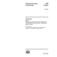 ISO 7176-4:1997, Wheelchairs -- Part 4: Energy consumption of electric wheelchairs and scooters for determination of theoretical distance range