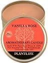 Vanilla Rose Aromatherapy Candle- 24 hr. burn time- made with 100% pure essential oils
