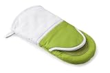 Kuhn Rikon Non-Slip Oven Glove,Green/White