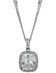 Antique Silver CZ Pendant