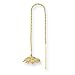 14K Baltimore Ravens Logo Threader Earrings
