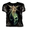 Absinthe Fairy T-Shirt 100% Cotton Short Sleeve Shirt for Teens & Women