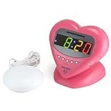 Sonic Boom Love Clock with Bed Shaker (SBH400SS)