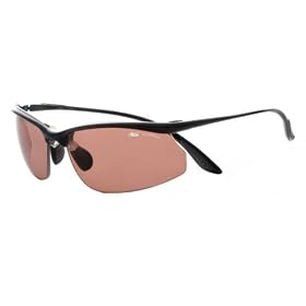 Bolle Sunglasses Swiftkick Black Frame with TNS Gun and Polarized Sandstone 2 Lens Set