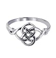 Celtic Knot Band Polish Finish .925 Sterling Silver Ring Size 5, 6, 7, 8, 9, 10