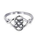 Celtic Knot Band Polished Sterling Silver Ring