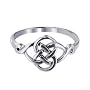 Celtic Knot Band Polished Sterling Silver Ring