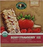 Nature's Path Organic Chewy Granola Bars Berry Strawberry -- 5 Bars