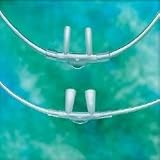 Cannula Over The Ear Nasal, With Curved Nonflared Nasal Tips With 7 Foot Tubing, 1 ea