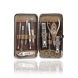 Cato 10 Pcs Vogue Nial Care Personal Manicure & Pedicure Set, Travel & Grooming Kit