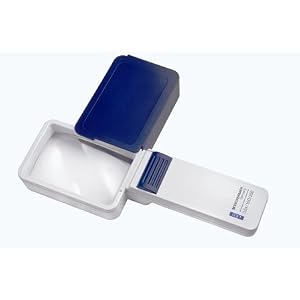 3.5X LED illuminated hand held magnifier