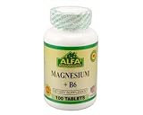Alfa Vitamins Magnesium plus Vitamin B6 100 tabs Anti-Stress Hormonal Balance