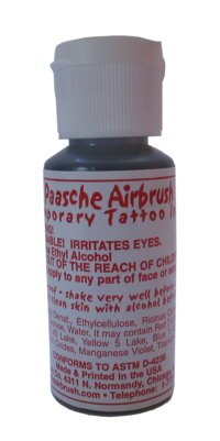 Paasche Tattoo Paint black ( Schwarz ) 70ml.