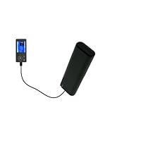 Gomadic Portable AA Battery Pack for the Insignia MP3 Player - Powered by 4 X AA Batteries to provide Emergency charge. Built using TipExchange Technology
