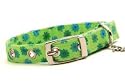 Designer Dog Collar ~ Lime Blossom ~ by Dixie Digs