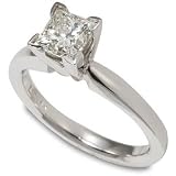 1 1/4ctw Princess Belgian Diamond Solitaire