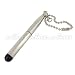 Universal Retractable Metal Stylus Pen Silver Recommended For Apple iPhone