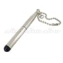 Universal Retractable Metal Stylus Pen Silver Recommended For Apple iPod Touch
