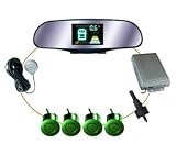 Reverse Parking Sensor System with Camera and Rear View Mirror Display
