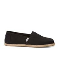 Toms Black Linen Mens Classics 10001198 BLACK (SIZE: 13)