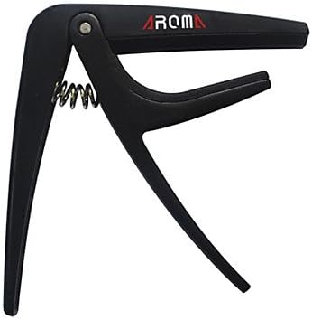 GONGXI Aroma - (Black) Acoustic Guitar Capo (Zinc Alloy+Silicone)