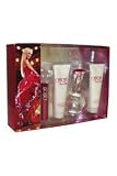 Can Can by Paris Hilton for Women - 4 Pc Gift Set 3.4oz EDP Spray, 3oz Body Lotion, 3oz Bath and Shower Gel, 0.25oz Perfume Stick