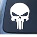 THE PUNISHER - Marvel Comics - Car, Truck, Notebook, Vinyl Decal Sticker #1042 | Vinyl Color: White