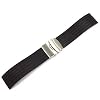 Original WCC� Kautschukarmband (schwarz) Faltschlie�e Bandansto� 24 mm