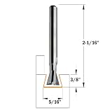 Best Price CMT 818.081.11 Dovetail Router Bit 1/4-Inch Shank, 5/16-Inch Cutting Diameter, 3/8-Inch Cutting Length, 8 Degree Cutting Angle For Leigh Jig