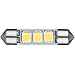 Goobay 30373 LED-Soffitte f�r 37mm Lampensockel mit 3 SMD LEDs Leuchtfarbe wei�