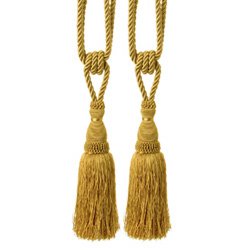 Pair of Gold Jane Tassels by Luxury Lane