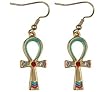 Ankh Earrings - Pewter - 1'' Height