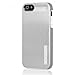 Incipio IPH-877 Dual Pro Shine for iPhone 5-1 Pack - Retail Packaging - Silver/White