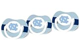 Baby Fanatic UNC810 Pacifier -University Of North Carolina Package of Three
