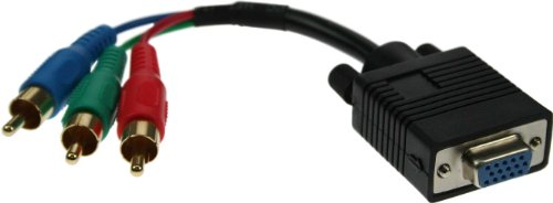VGA RGB Adapter Kabel Buchse an 3x Cinch St - Adapter