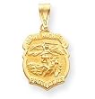 14k St Michael Pendant