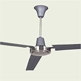 Ellington Fans UT56TBC3M 56 Utility Contemporary Indoor Brushed Chrome Ceiling Fan w/ Wall Control