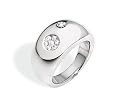 Morellato - S01O507A10 - Bague Femme - Acier - Pav&eacute; Cristaux de Swarowski et 1 Diamant - T50