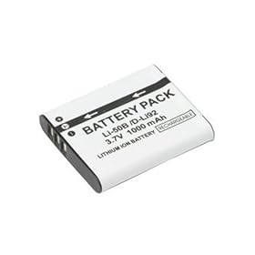 Olympus STYLUS XZ-2 iHS Digital Camera Battery Lithium-Ion (1000 mAh) - Replacement for Olympus LI-50B Battery