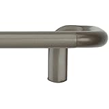 Umbra Twilight Room-Darkening Drapery Rod for Window, 48 to 88-Inch, Matte Nickel