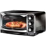 6 Slice Toaster Oven- Black