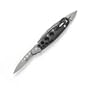Columbia River Knife And Tool 9065 Zilla Jr. Multitool With  Black And Grey Scale and Assisted Opening Needle Nose Pliers, 2.25-inch Steel Blade, 5.25-inch Handle