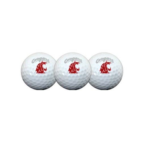 Washington State Cougars Ncaa Golf Ball 3-pack