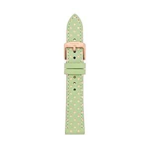 Fossil Watches, Women's Leather 18Mm Watch Strap Polka Dots