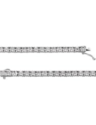 Diamond Tennis Bracelet Sterling Silver 650792