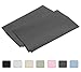 Luxury Egyptian Cotton 300 Thread Count 2-Piece Pillowcase Set 21 x 42 Inch - King, Gray