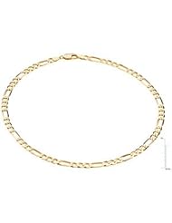 Figaro Chain \ Overstock-Nonreturnable 14K Gold Yellow Ch629 16 Inch