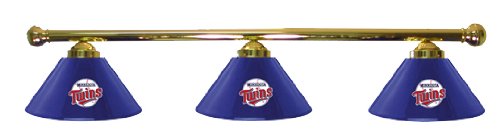 Minnesota Twins Pool Table Light - Brass Bar