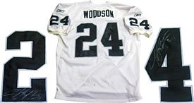 Charles Woodson Autographed / Signed Oakland Raiders Authentic Jersey