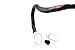 Sprintech Drop Bar Mirror, White, Pair